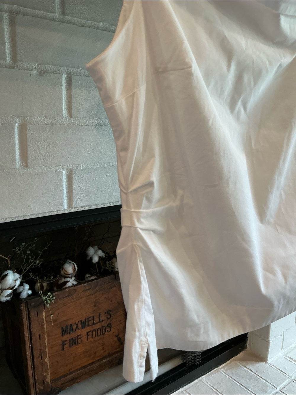 LOFT NWT drop shoulder tie sleeve blouse - Picture 3 of 7